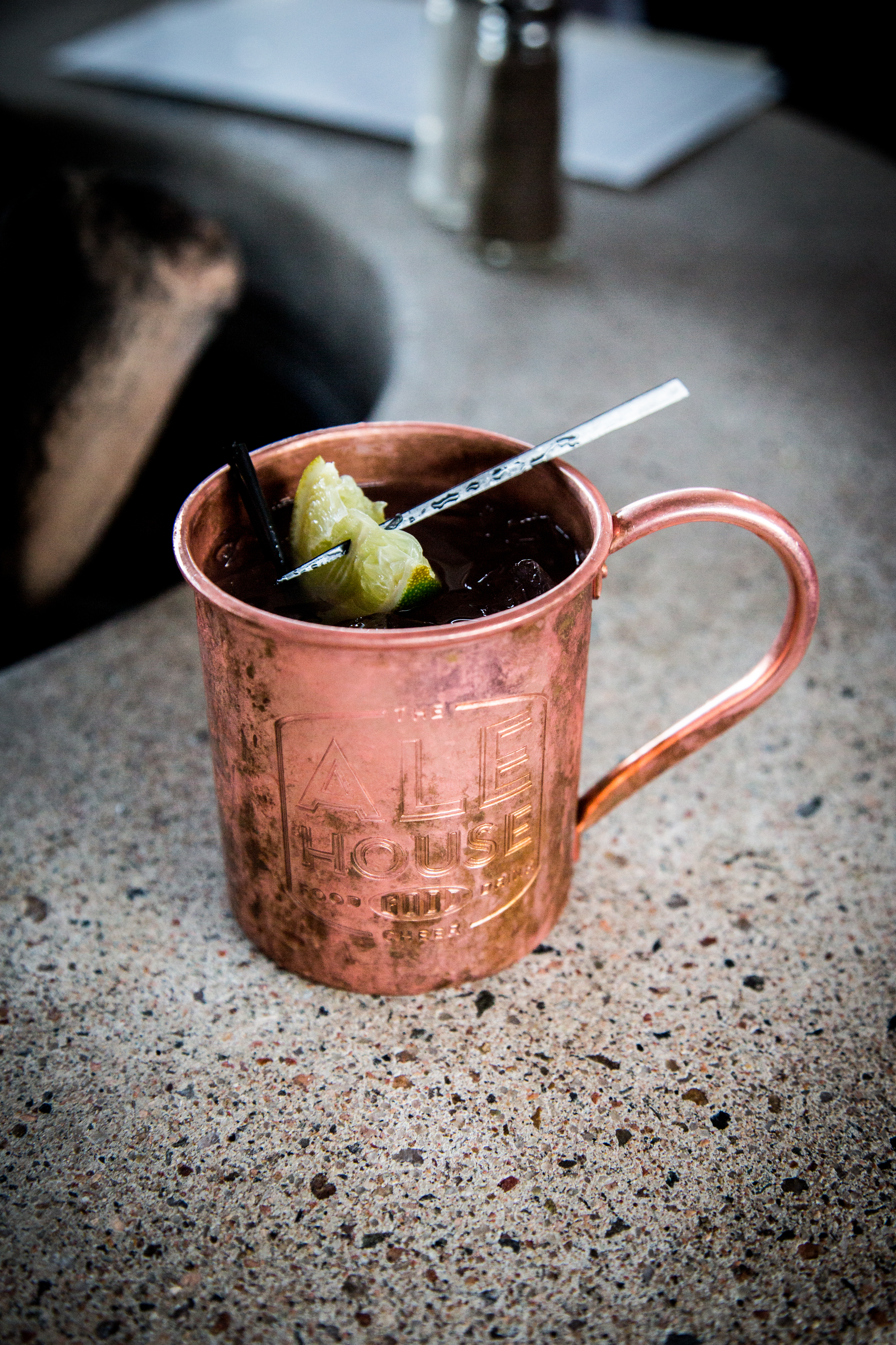 A Moscow Mule at The Ale House